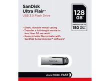 Flaş kart "Sandisk 128GB Usb 3.0 Ultra Flair"