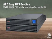 APC Easy UPS On-line SRV RM 6000VA, 230V with External Battery Pack and Rail Kit SRV6KRIRK