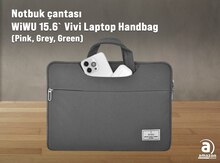 Notbuk çantası "WiWU 15.6 Vivi Laptop Handbag (Pink, Grey, Green)"