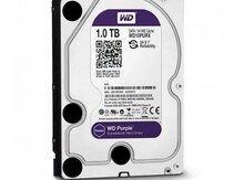 HDD "Western Digital Purple 1TB SATA III 3.5 Internal"