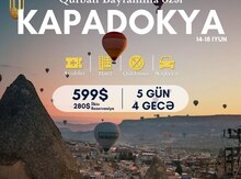 Kapadokya turu - 14 iyun (4 gecə/ 5 gün)