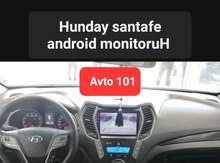 "Hyundai Santafe" android monitoru 