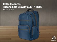 Notbuk çantası "Tucano Sole Gravity AGS 17″ BLUE KSOL17-AGS-B"
