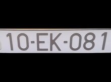 Avtomobil qeydiyyat nişanı - 10-EK-081