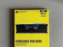 RAM "6000mhz Corsair Vengeance RGB", 64GB