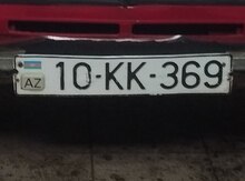 Avtomobil qeydiyyat nişanı "10-KK-369"