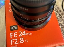 Linza "Sony FE 24 mm. F 2.8g"