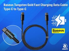 Baseus Tungsten Gold Fast Charging Data Cable Type-C to Type-C CATWJ-01