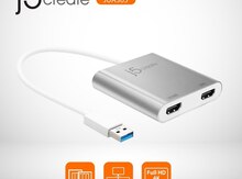USB 3.0 to 2x HDMI 4K konvertor