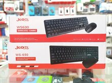 Wireless simsiz klaviatura və kompüter siçanı "Jedel"