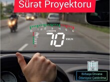 Sürət proyektoru "Head Up Display"