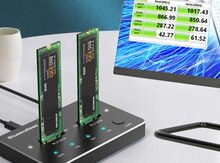 Dual-Bay M.2 Sata SSD Offline Clone