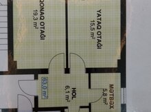 2-otaqlı yeni tikili, Xırdalan ş., 63.1 m²