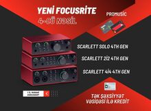 Səs kartları "Focusrite Scarlett 4th Gen"
