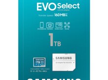 "Samsung 1TB EVO Select microSDXC" Card with SD adapter
