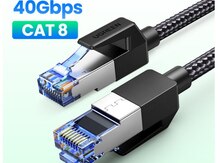 Lan kabel "Ugreen CAT8 2 Metr Shielded Round Braided Cable Modular Plugs"