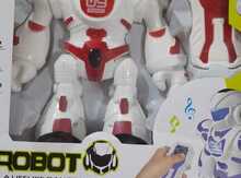İşıqlı və səsli interaktiv infraqırmızı oyuncaq Robot (606-3)  