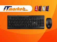 2E Combo keyboard and mouse MK410 WL, EN/UK/RU, black