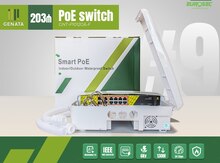 PoE AI Switch "Genata GNT-P1012G6-F"
