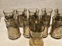 Подстаканник мельхиоровый 