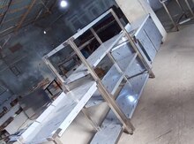 Paslanmaz mətbəx masaları və çanaqları