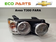 "Chevrolet Aveo T300" ön farası və radiator barmaqlığı