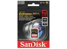 SD Kart "SanDisk 256GB Extreme PRO SDXC UHS-I Card - V30, 4K UHD, SD Card - SDSDXXD-256G-GN4IN "