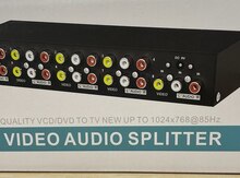 8 Port Video Audio Splitter Pro Quality VCD/DVD 