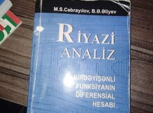 "Riyazi Analiz" kitabı 
