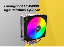 Kuler "LovingCool LC-X400B Rgb Rainbow Cpu Fan"