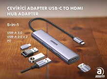 UGREEN CM478 USB-C to HDMI HUB Adapter, USB-A 3.0, 2x USB-A 2.0, PD