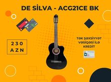 Elektro Klassik Gitara "De Silva ACG21CE BK"