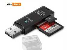 2-in-1 USB 3.0 MicroSD kart oxuyucu 