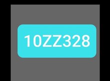 Avtomobil qeydiyyat nişanı - 10-ZZ-328 