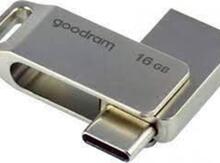Flaş kart 16GB Goodram ODA3-0160S0R11 Type-C-USB 3.2 gen1