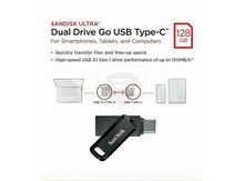 Flaş kart "SanDisk 128GB Ultra Dual Drive Go USB Type-C Flash"