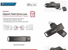 Flaş kart "SANDISK 128gb Luxe IPHONE TYPE-C USB Type-C Flash"