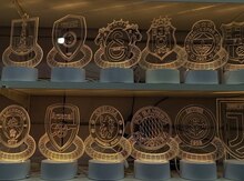 Futbol logosu işıqlı