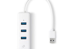 Сетевой адаптер 3 x USB 3.0/Gigabit Ethernet "TP-Link - UE330"