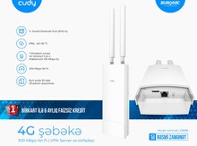 4G Simkart yuvalı Wi-Fi Router "Cudy LT400"