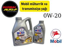 "MOBİL" 0w20 mühərrik yağı