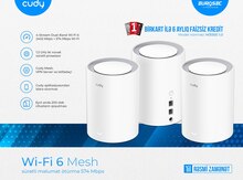 Wi-Fi 6 Mesh 3-lü dəst "Cudy M3000"
