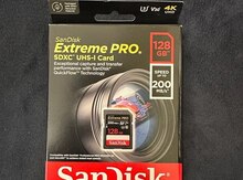 SD kart "SanDisk 128GB Extreme PRO SDXC UHS-I Card"
