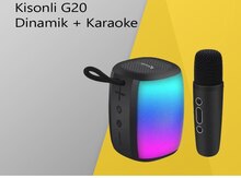 Bluetooth dinamik "Kisonli G20 Speaker + Karaoke"