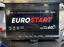 Akkumulyator "Eurostart-60AH"