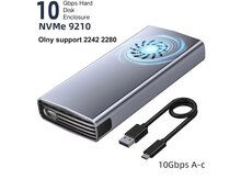 SSD box dual Soyuduculu "M.2 Nvme/Sata"