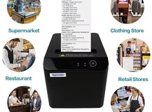 Kassa printeri "Xprinter usb-lan"