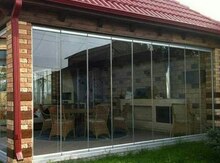 Cam balkon və plastik qapı və pəncərə 