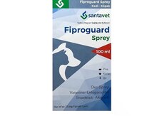 "Santavet Fiproguard" itlər və pişiklər üçün, bit və gənə əleyhinə sprey, 100 ml
