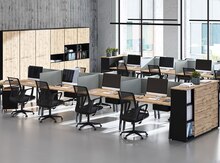 Ofis masası və oturacaqları 